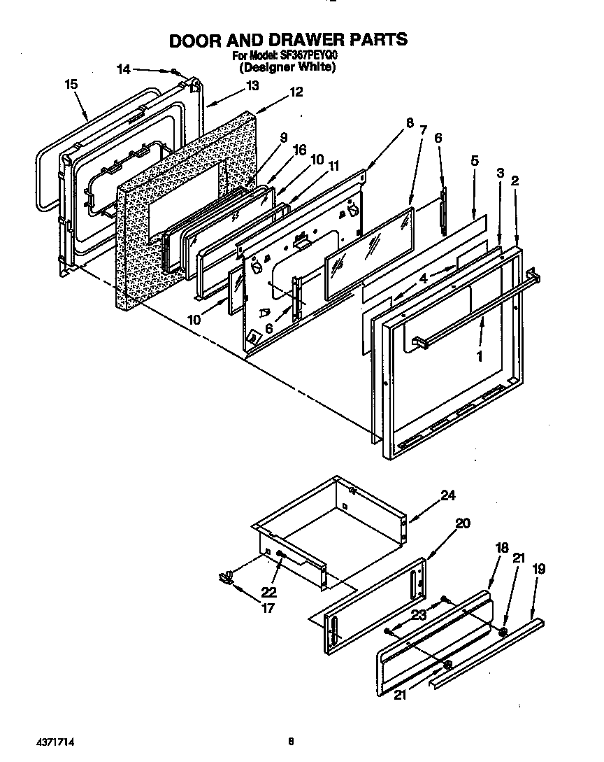 Door and drawer