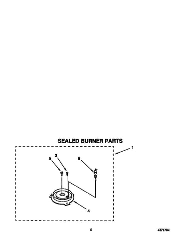 Sealed burner