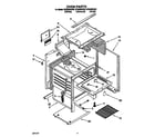 Whirlpool SF304BSAW0 oven diagram