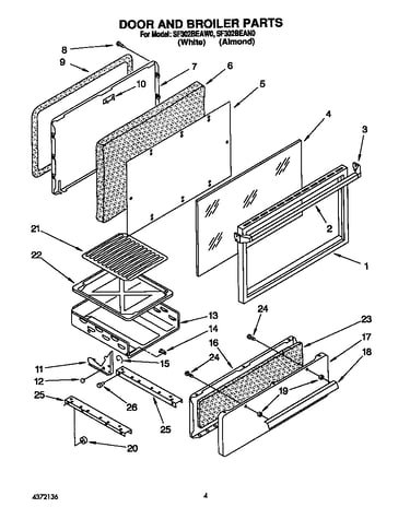 Door and broiler