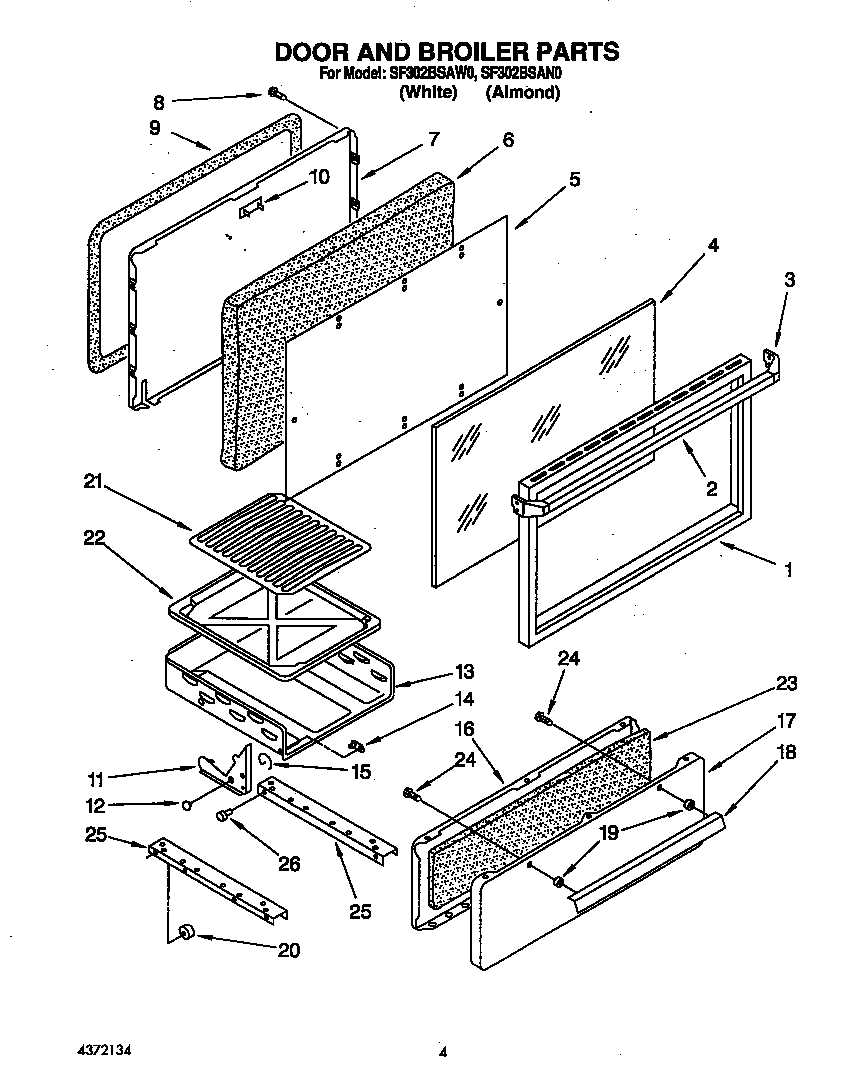 Door and broiler