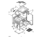 Whirlpool 8SF302PSYW0 oven diagram