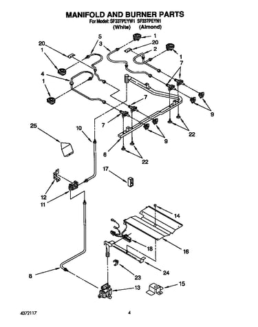 Manifold and burner