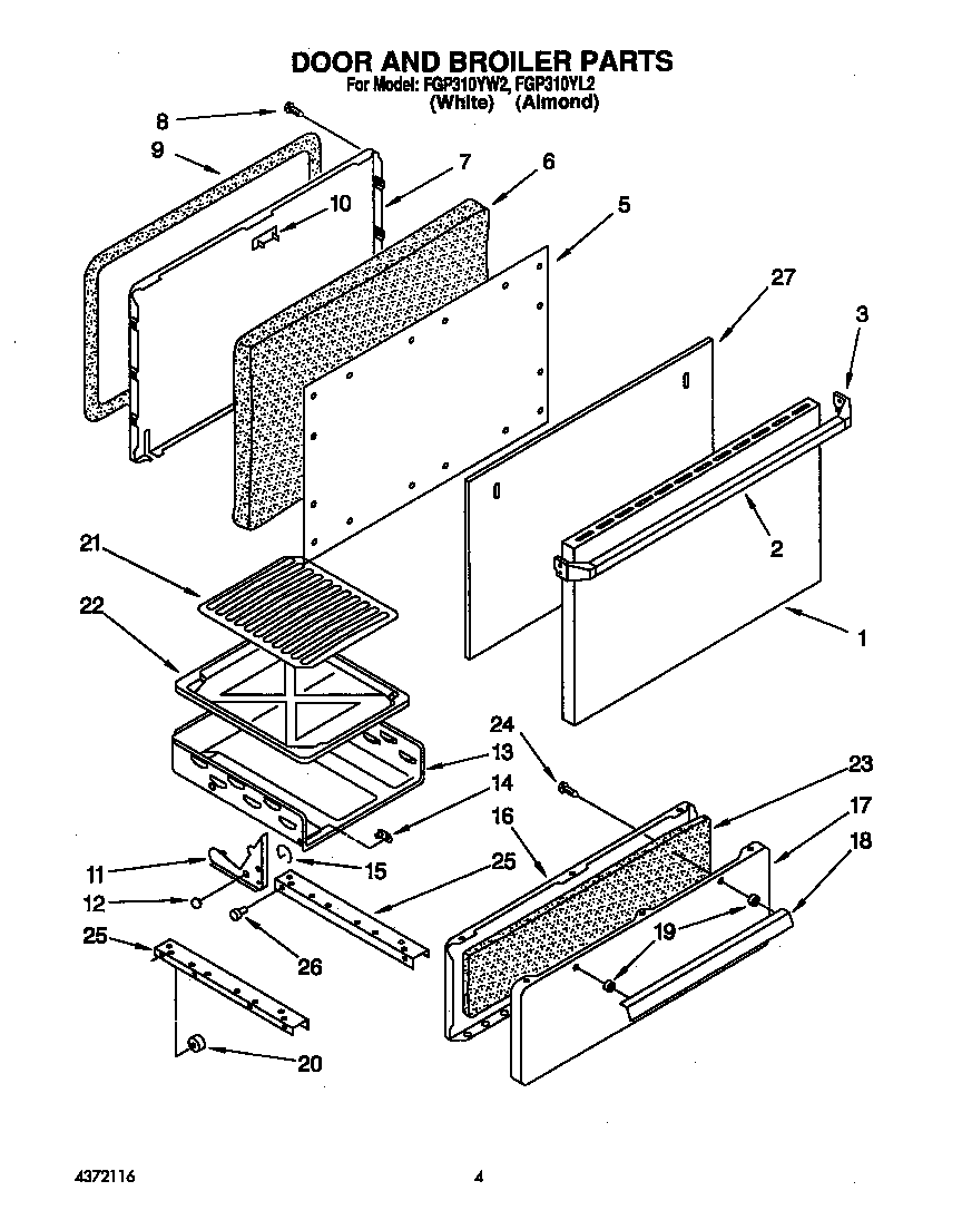Door and broiler