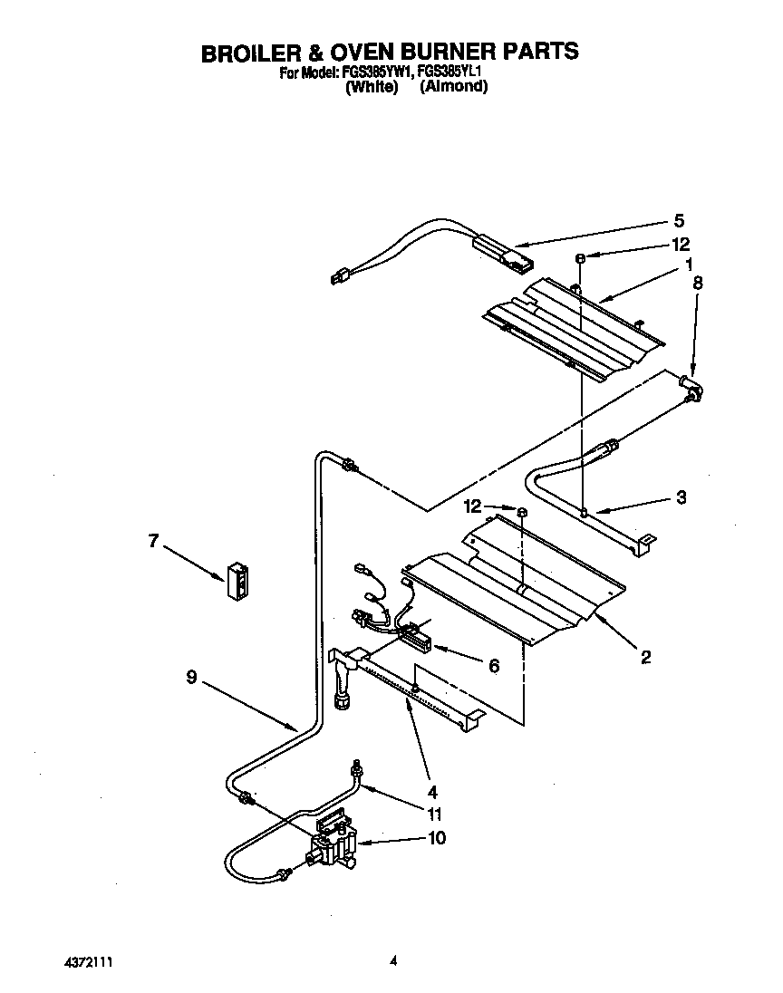 Broiler and oven burner