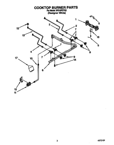 Cooktop burner