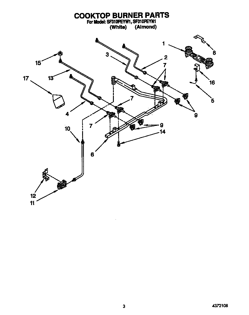 Cooktop and burner