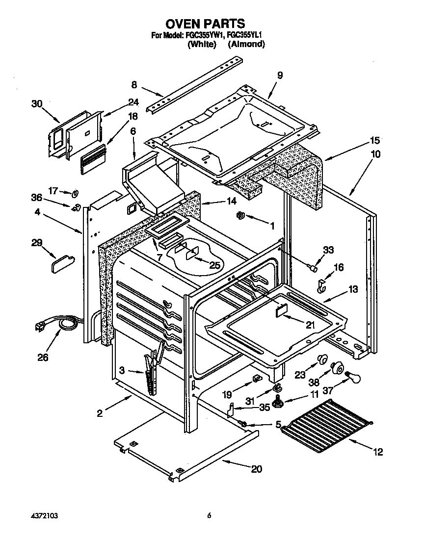 Oven parts