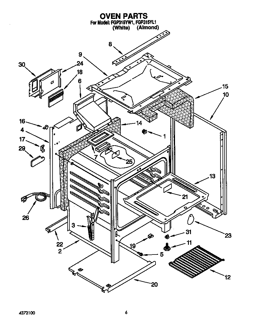 Oven parts