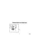 Whirlpool SC8630EXQ5 complete sealed gas burner parts diagram