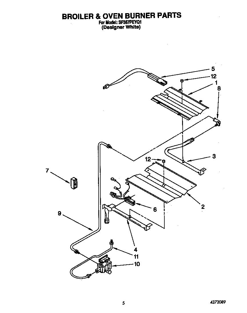 Broiler & oven burner