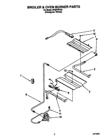 Broiler & oven burner