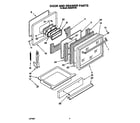 Whirlpool RS363PXYH2 door and drawer diagram