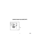 Whirlpool SC8630EXW3 complete sealed gas burner parts diagram