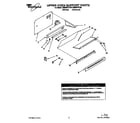 Whirlpool SM980PEYW2 upper oven support diagram