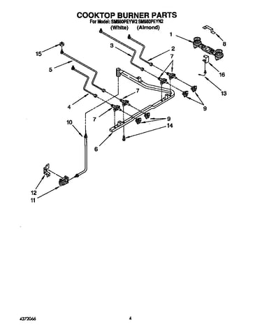 Cooktop burner