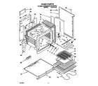 Whirlpool RF4700XWW2 oven diagram
