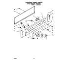 Whirlpool RF4700XWW1 control panel diagram