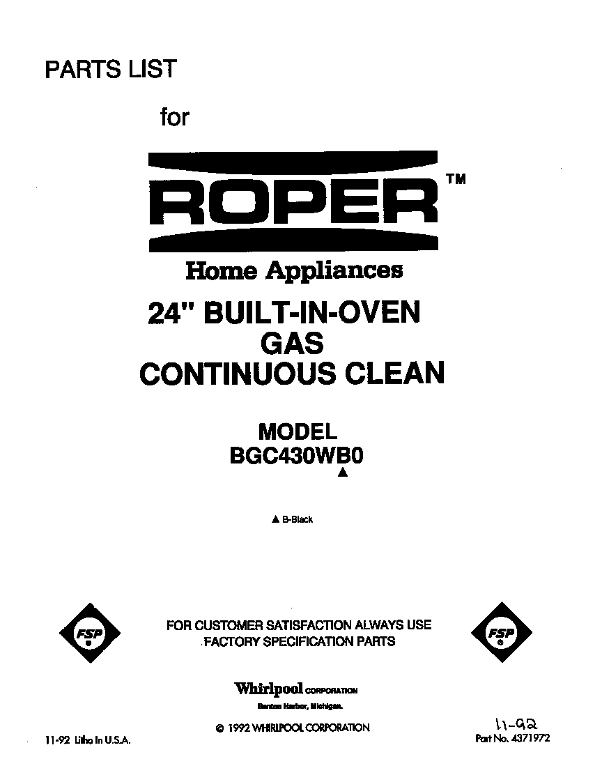 Front cover