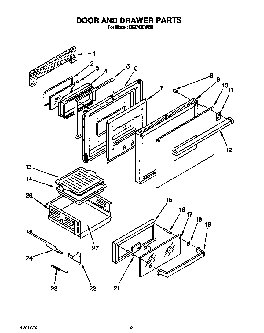 Door and drawer