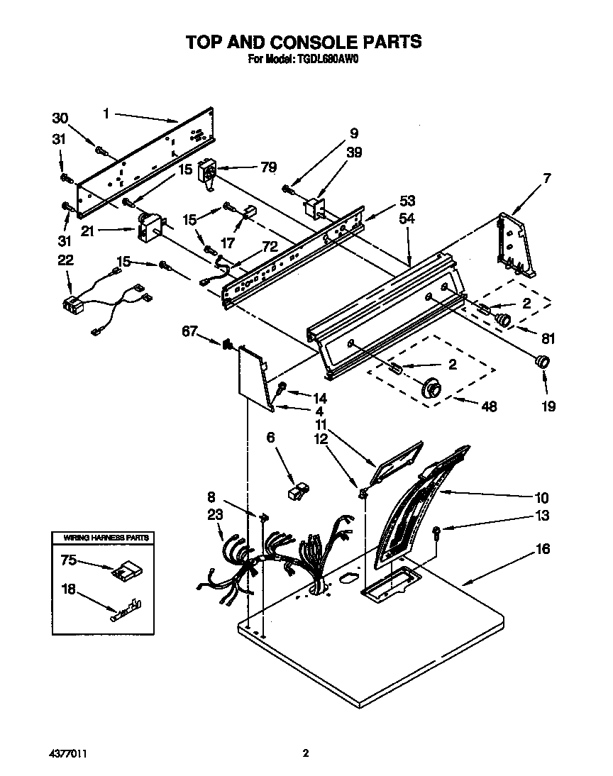 TOP AND CONSOLE