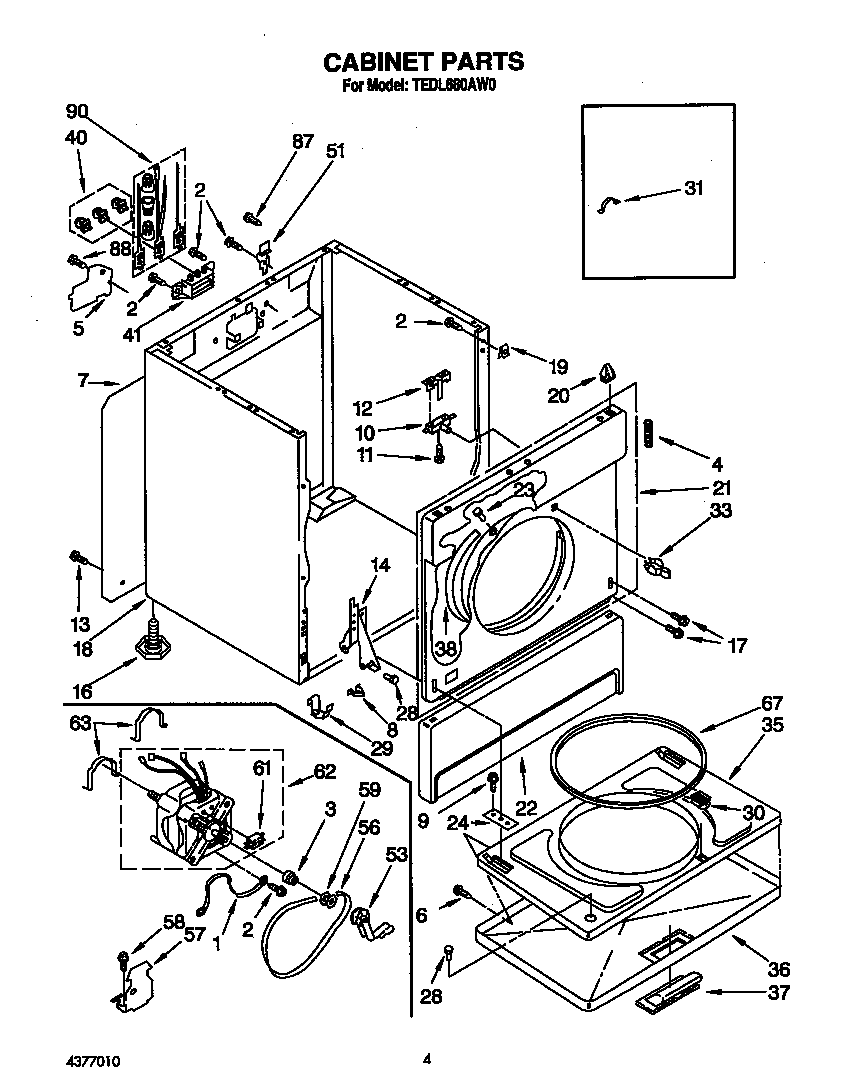 Parts diagram
