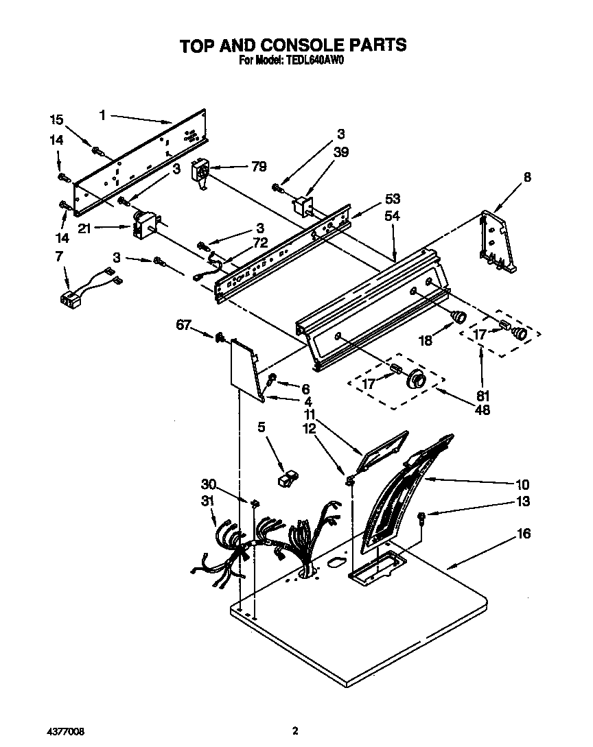 Parts diagram