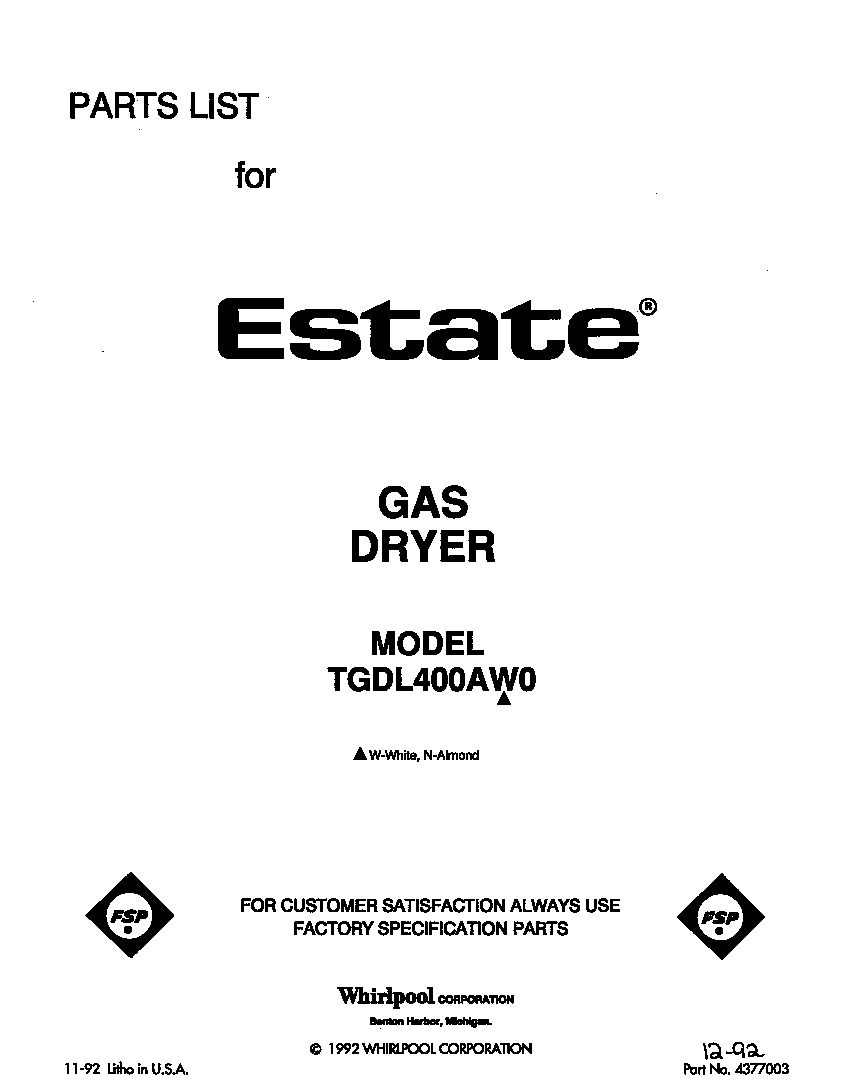 Front cover