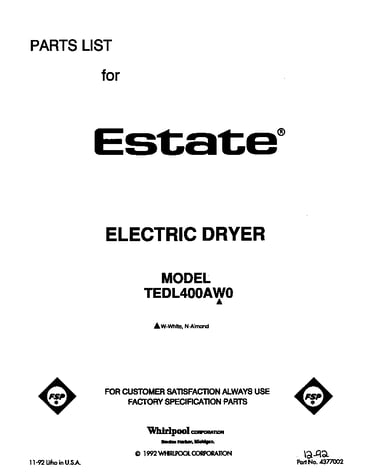 Parts diagram