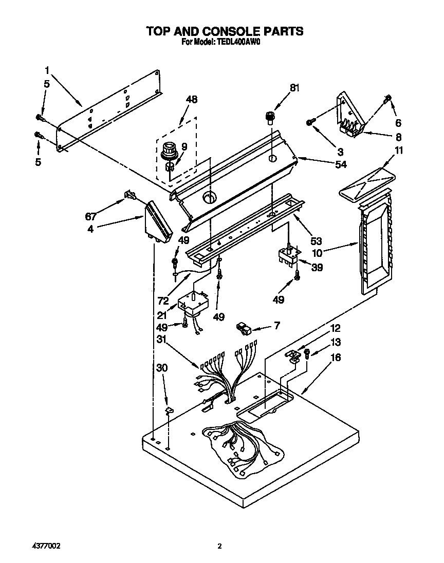 Parts diagram