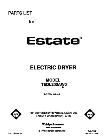 Parts diagram