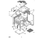 Whirlpool SF3000SYW1 oven parts diagram