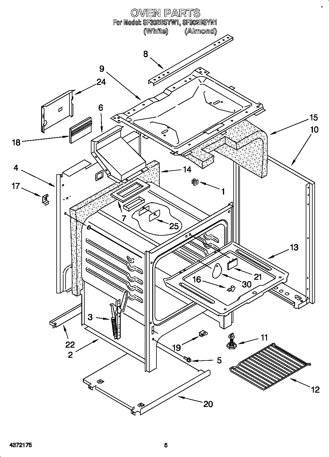 Oven parts