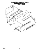 Upper oven support