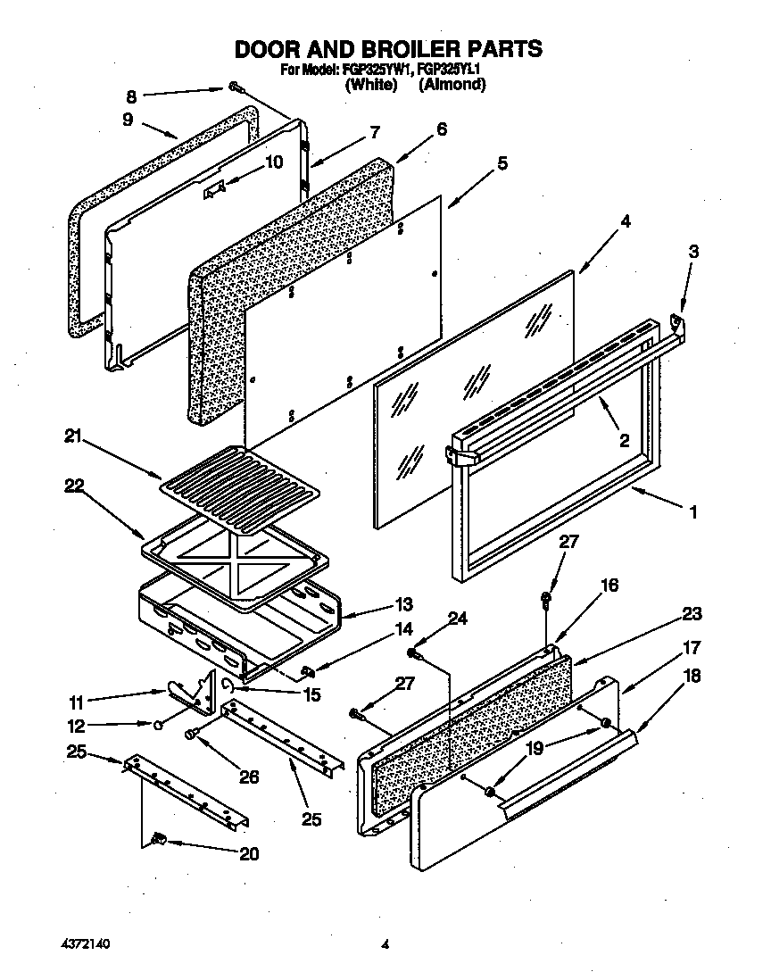 Door and broiler