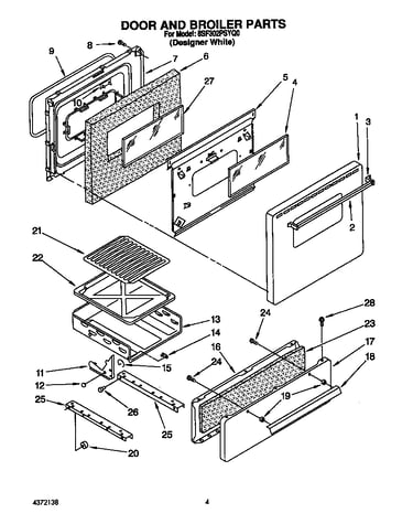 Door and broiler