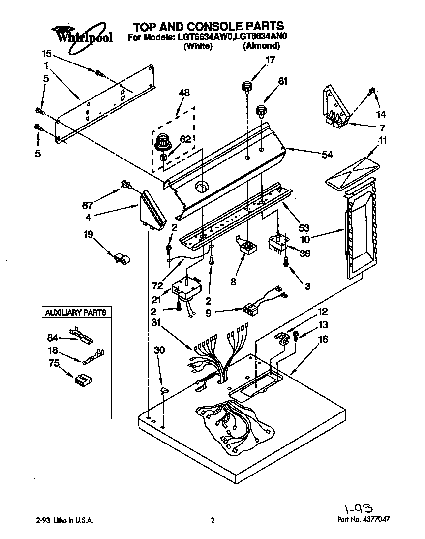 Parts diagram