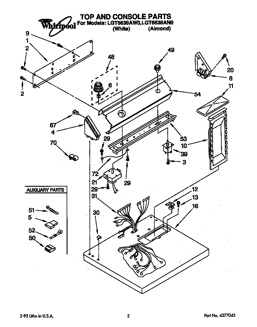Parts diagram