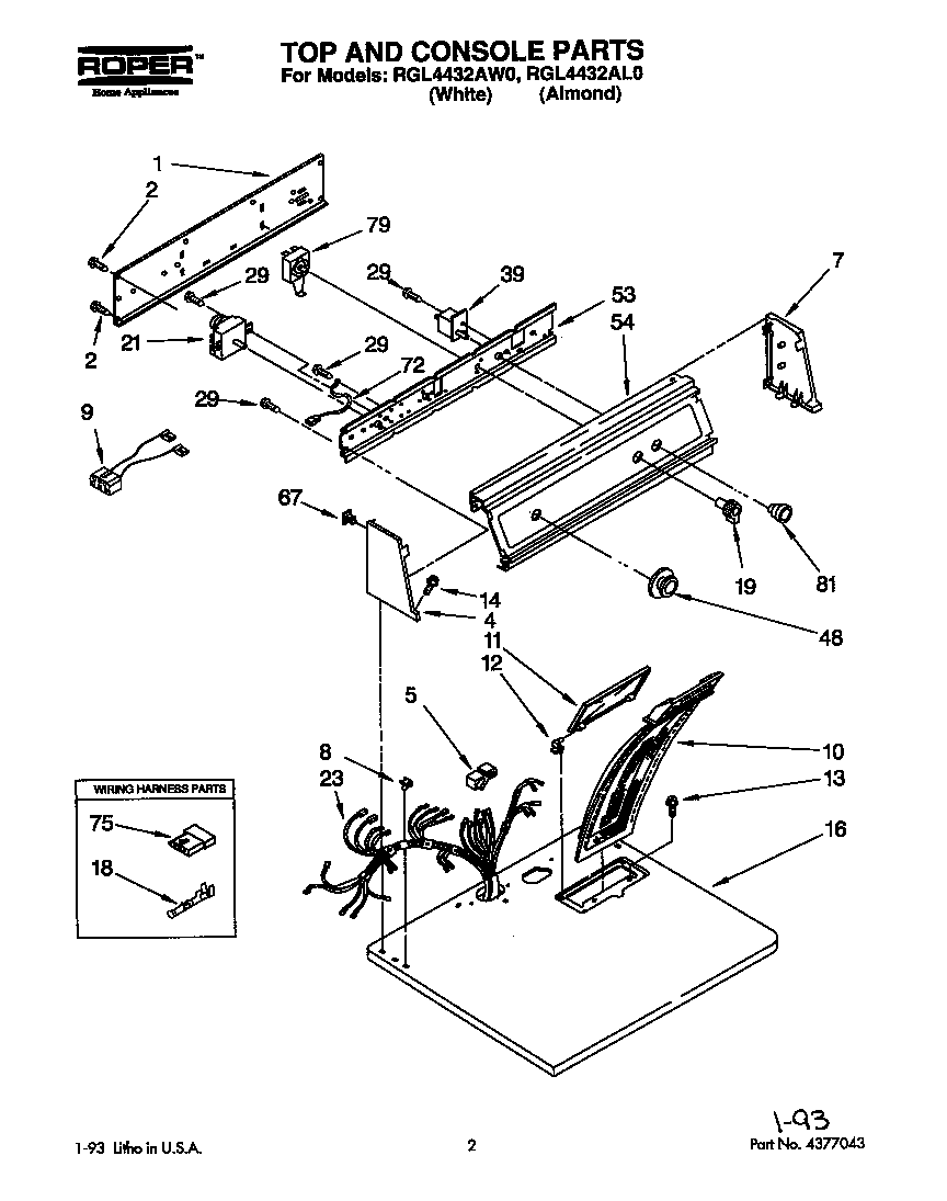 Parts diagram
