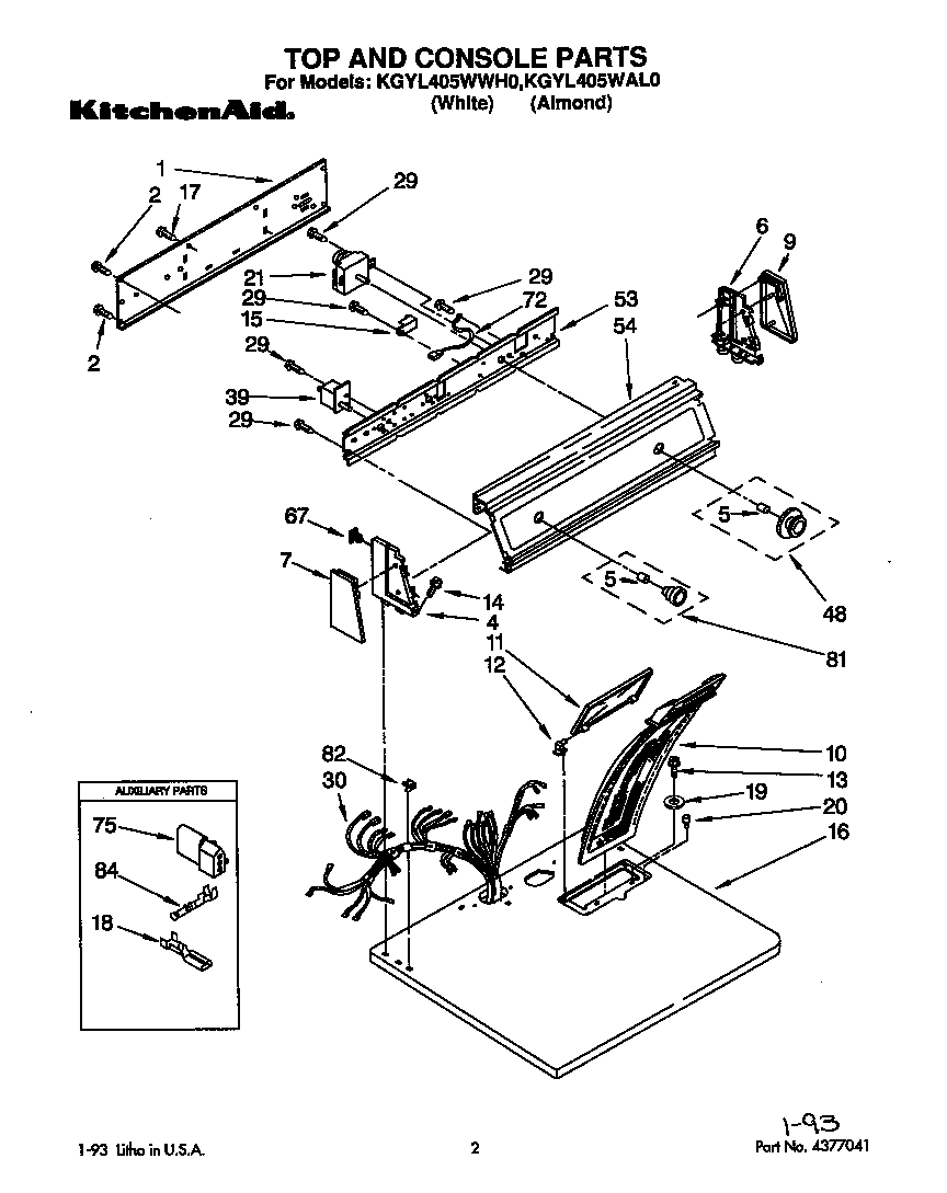 Parts diagram