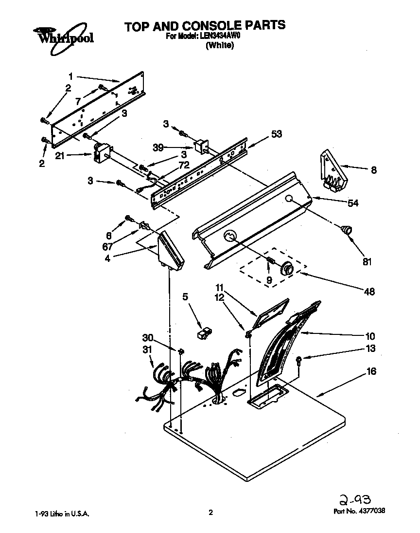 Parts diagram