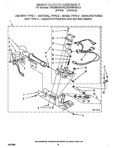 Burner assembly 694670