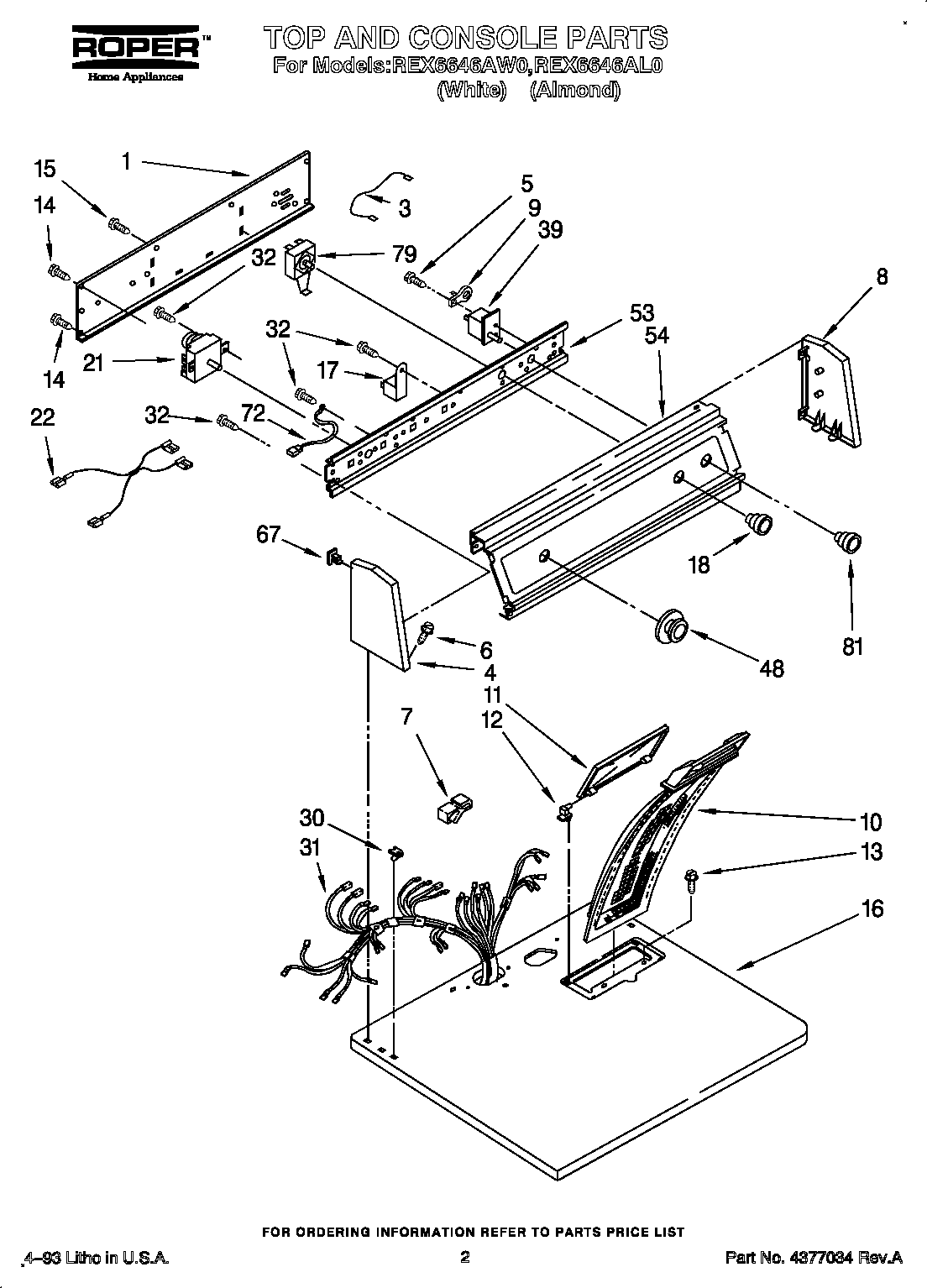 Parts diagram
