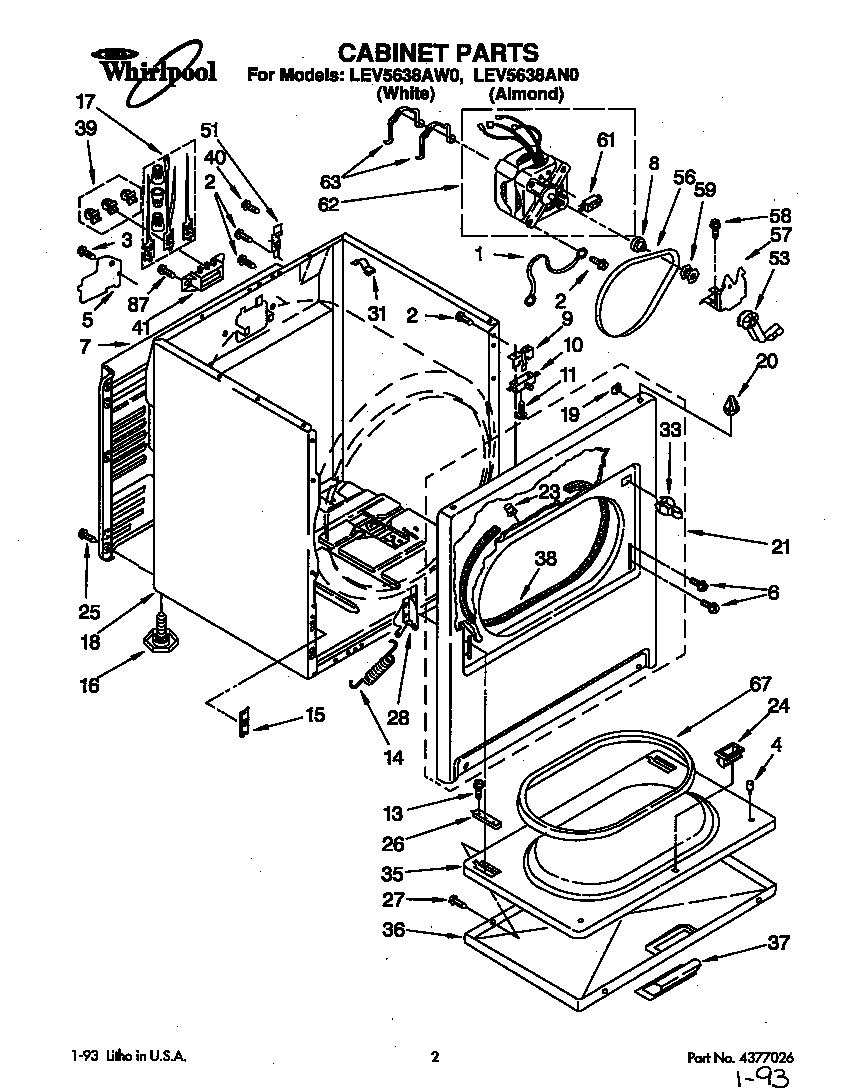 Parts diagram