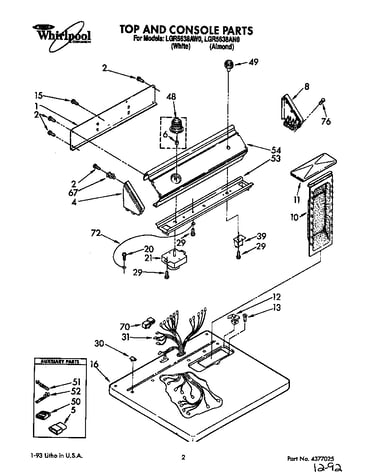 Parts diagram