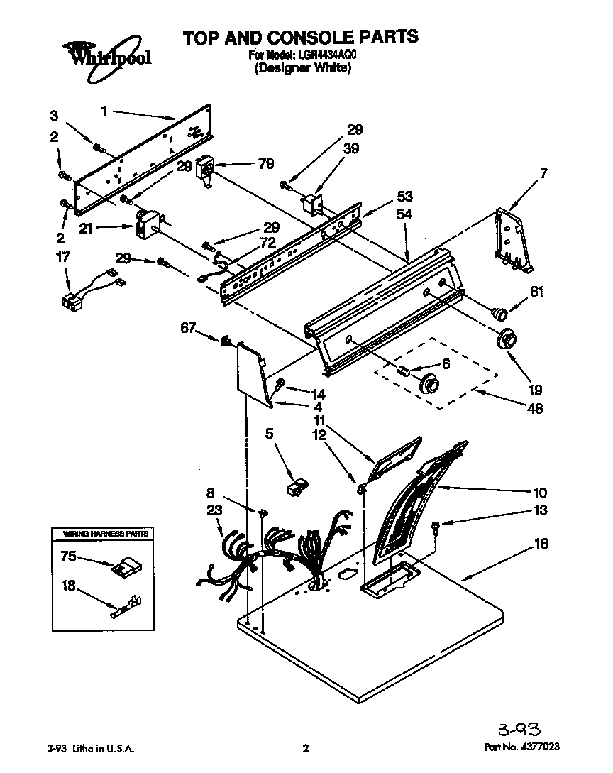 Parts diagram