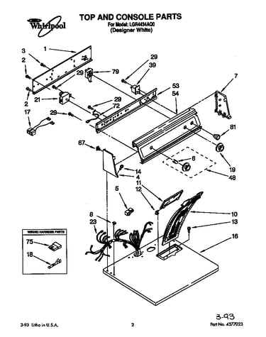 Parts diagram