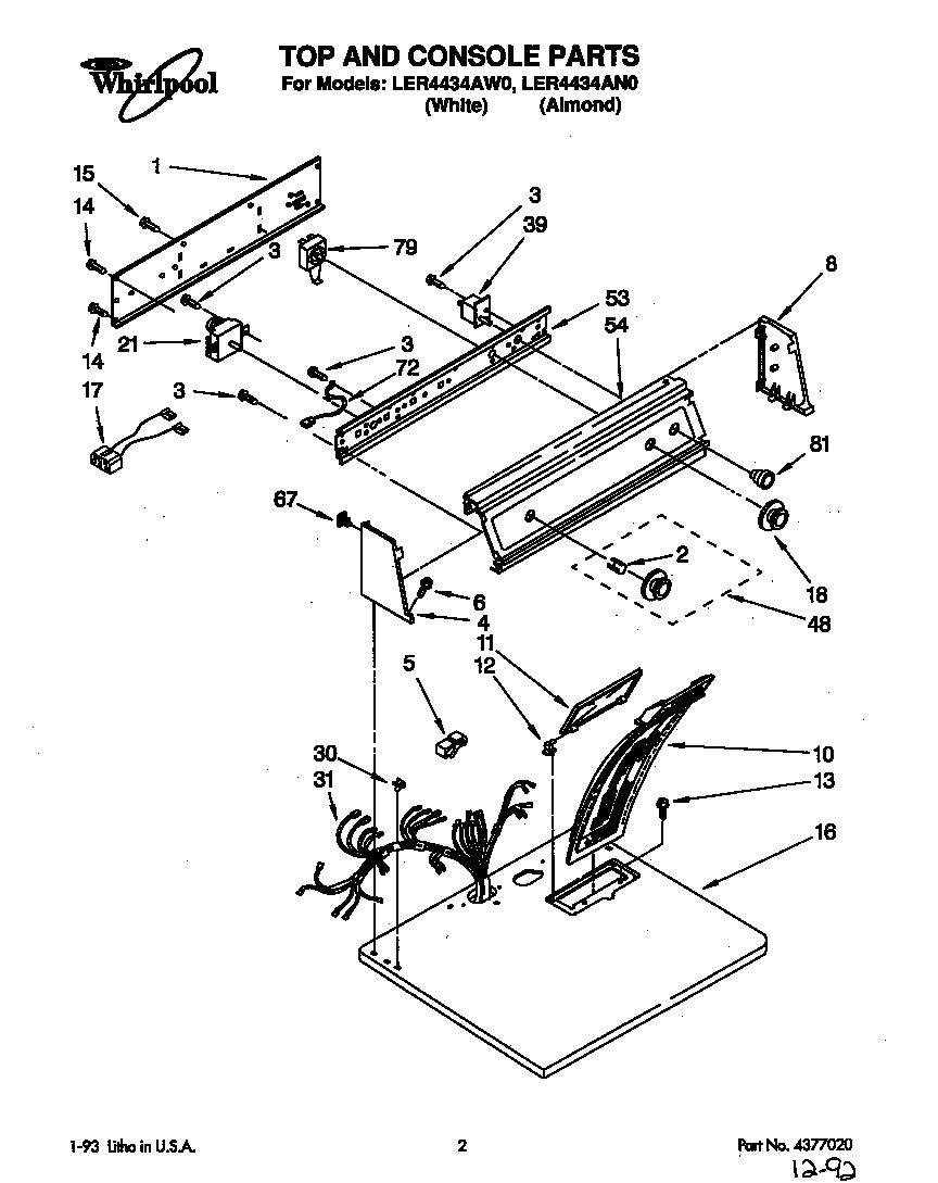 Parts diagram