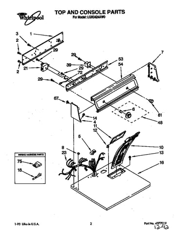Parts diagram