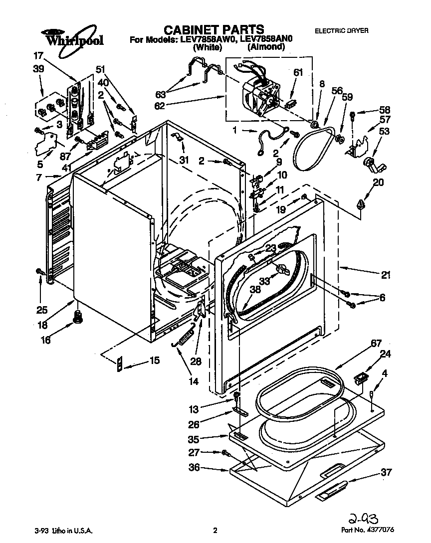 Parts diagram